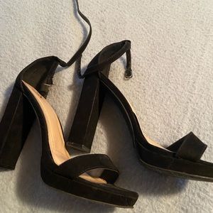 black heels